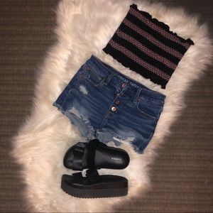 🚨CLOSET PURGE!🚨 Small black & pink tube top